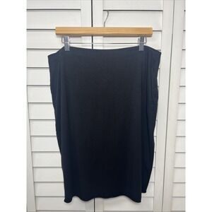 Nue Options Pull On Lined Stretch Pencil Skirt Women's Size PXL Black